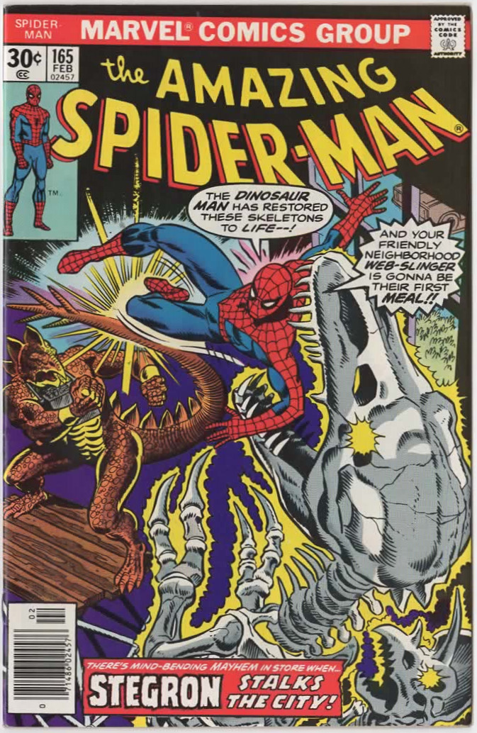 AMAZING SPIDER-MAN #165 VF+ MARVEL COMICS FEBRUARY 1977 HIGH-RES SCANS