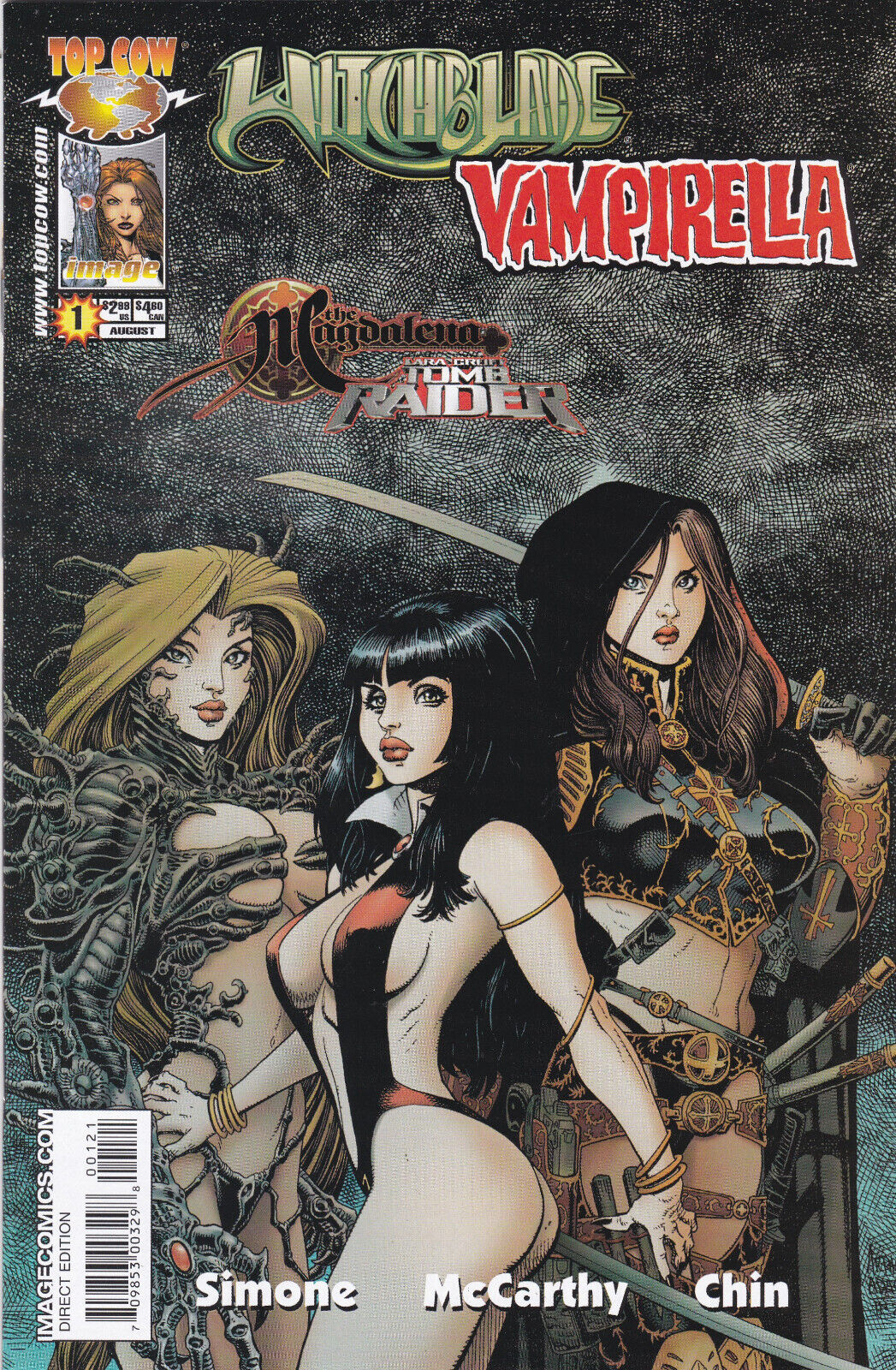 Witchblade Vampirella Magdalena #1 Art Adams Top Cow Comics 2005 High Grade