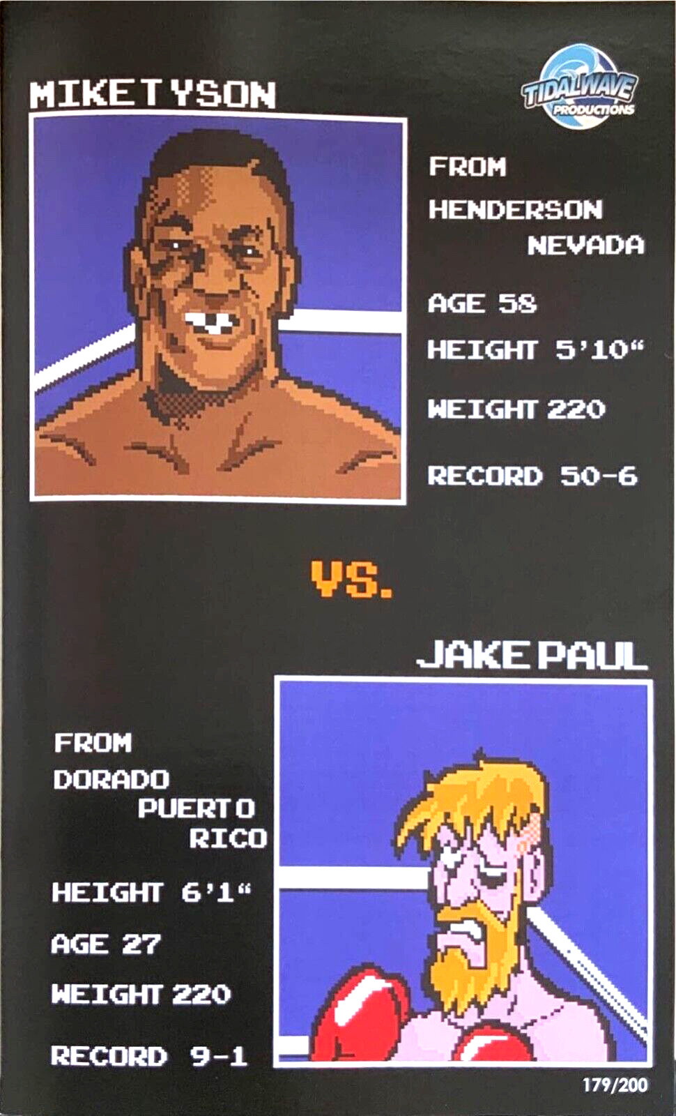 Fame: Mike Tyson #1 Punch Out Round 2  Numbered Variant Fan Expo Dallas NM.