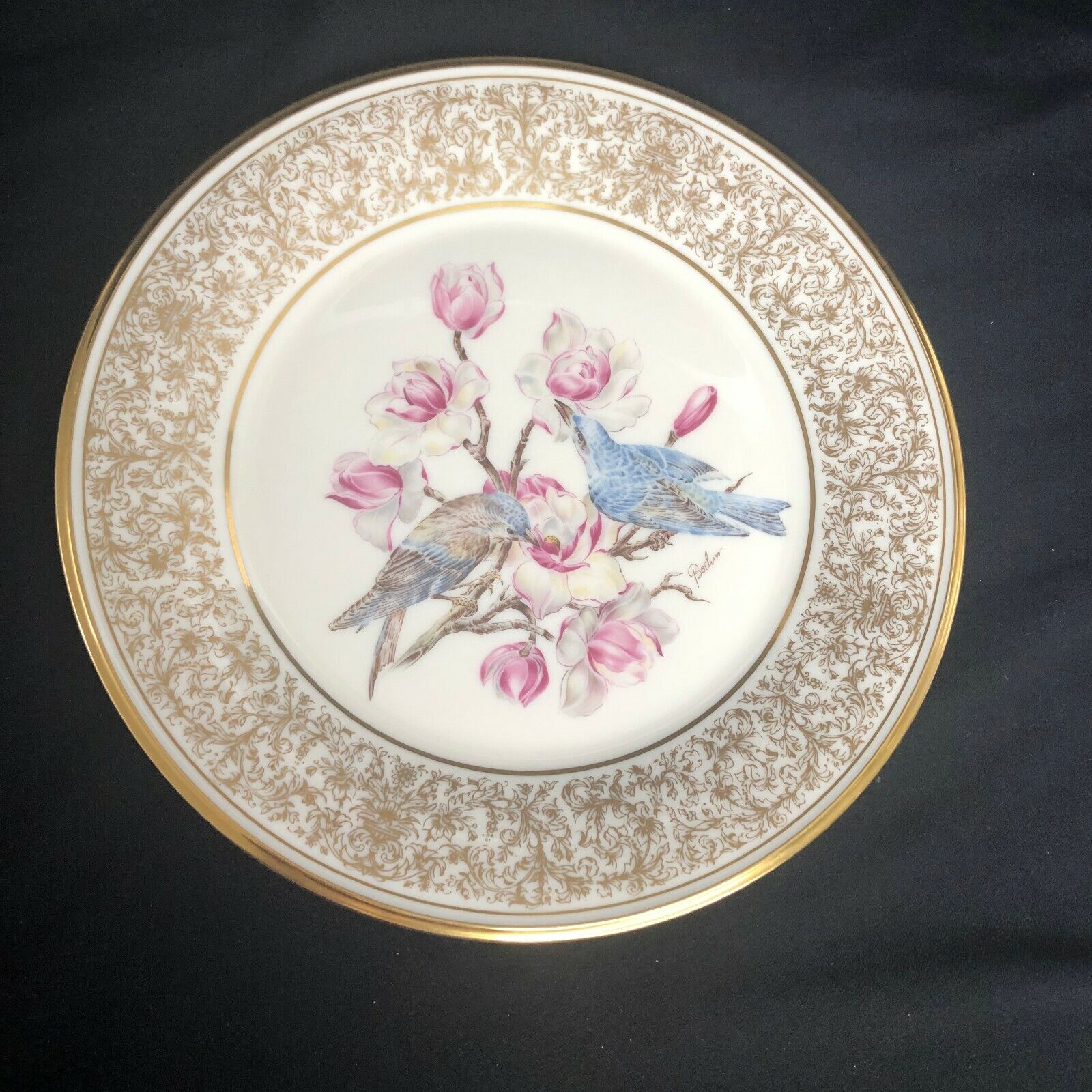 Lennox Collector Plate Limited Edition Boehm Birds 1972