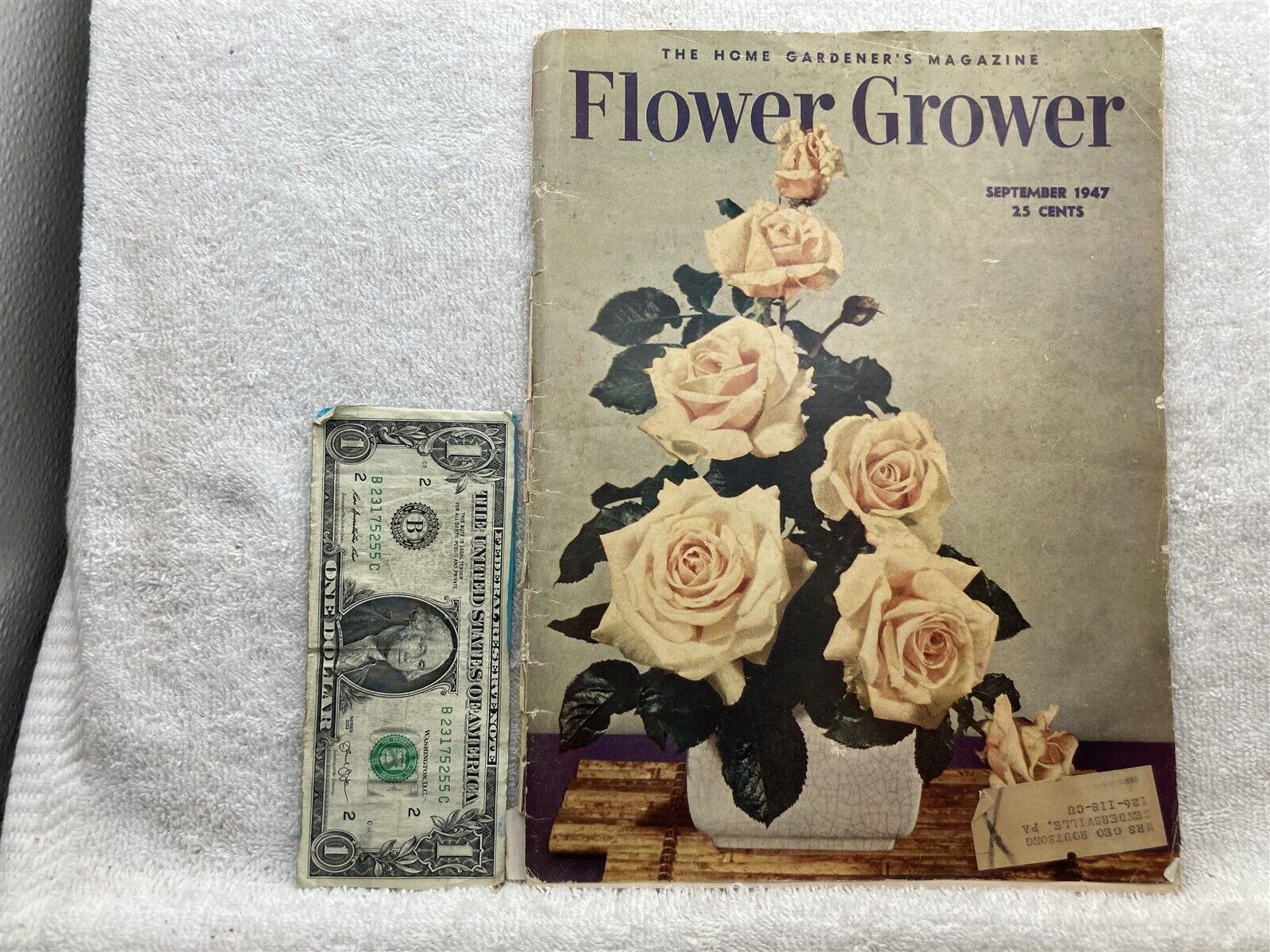 1947 September Home Gardener\'s Magazine Flower Grower Rough Shape Vtg