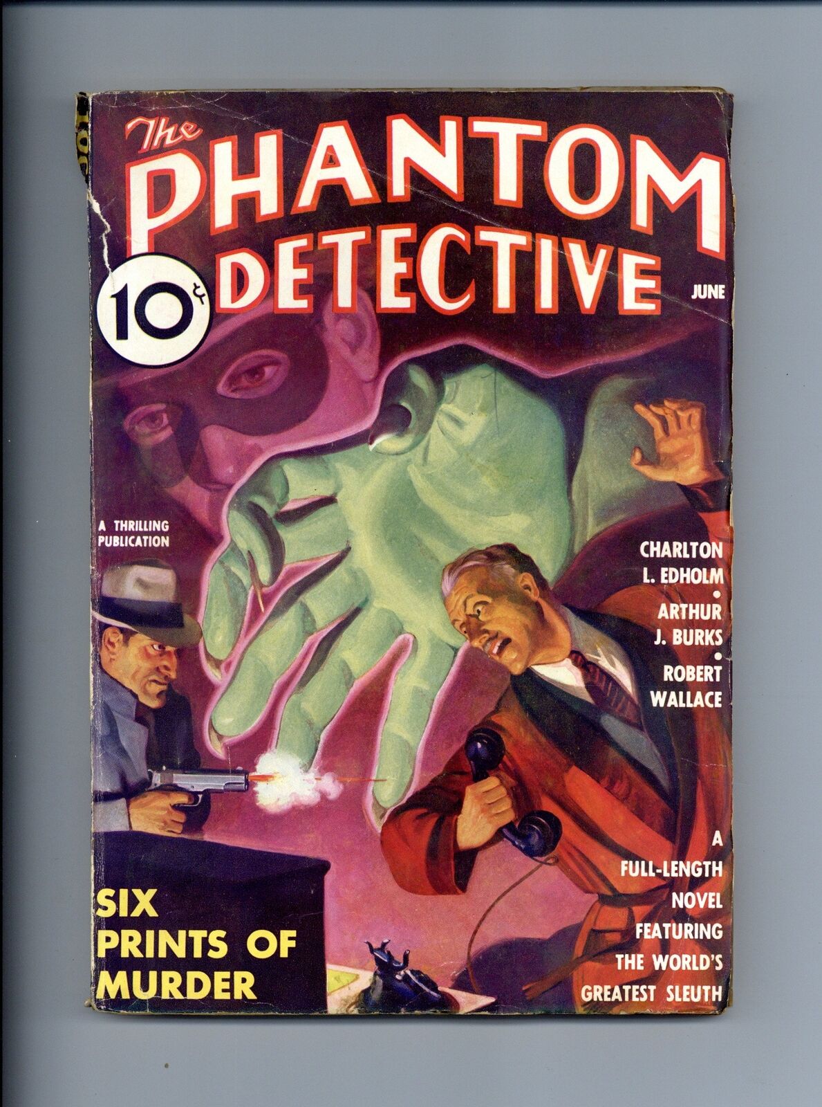 Phantom Detective Pulp Jun 1936 Vol. 15 #2 GD/VG 3.0