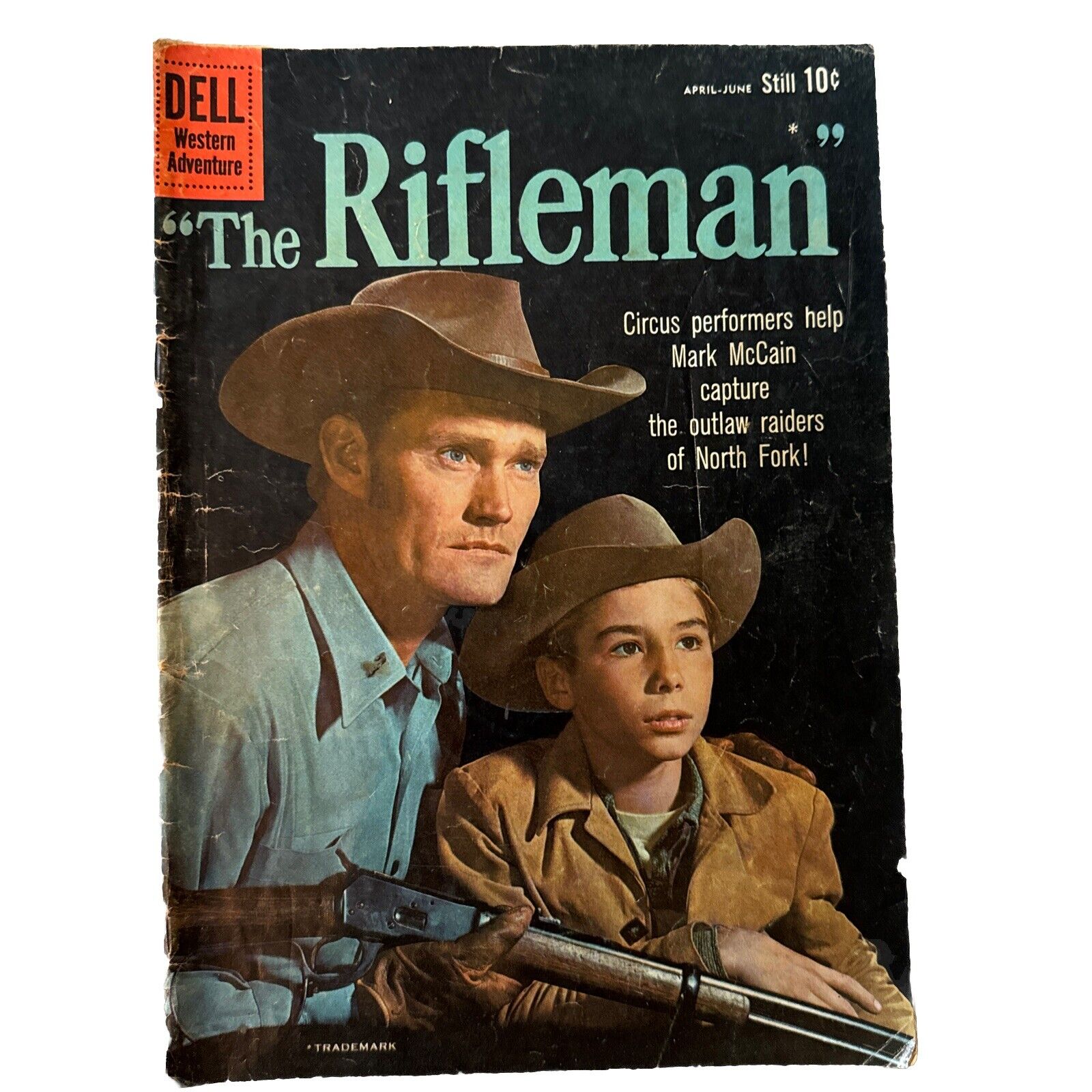 The Rifleman # 2 Vintage 1960 Dell Comic 10 Cent Cover Price