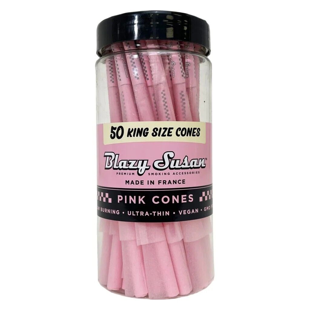 Blazy Susan Pink Pre-Rolled Cones 50ct, King Size