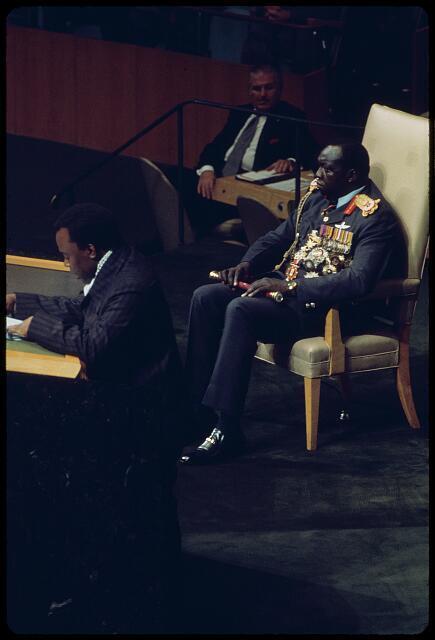 Photo:Idi Amin at U.N. [[United Nations, New York]] 3