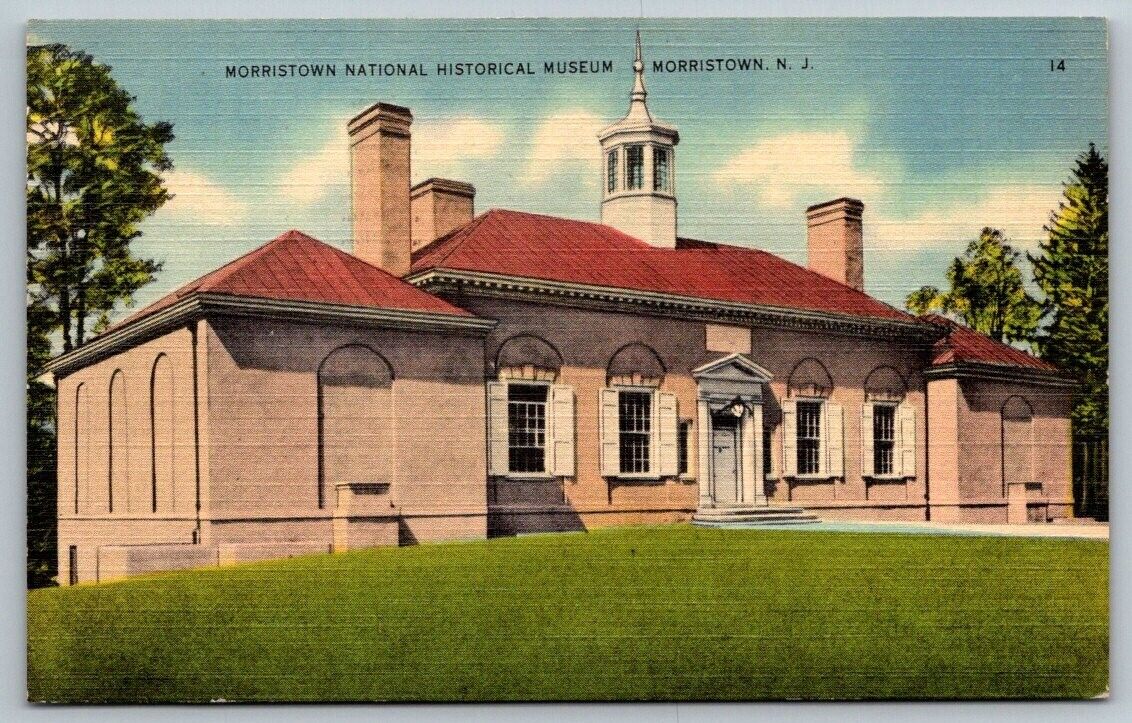 Vintage New Jersey Postcard - Morristown National Historical Museum  1943