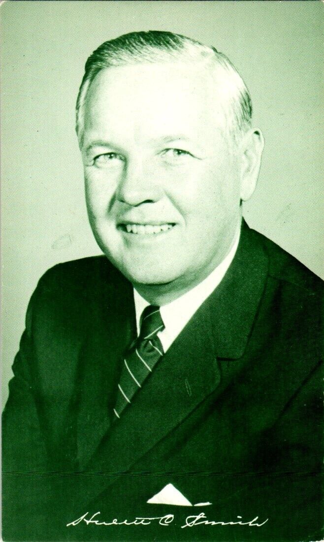 Hulett C Smith 27th Governor West Virginia 1964 Democrat postcard