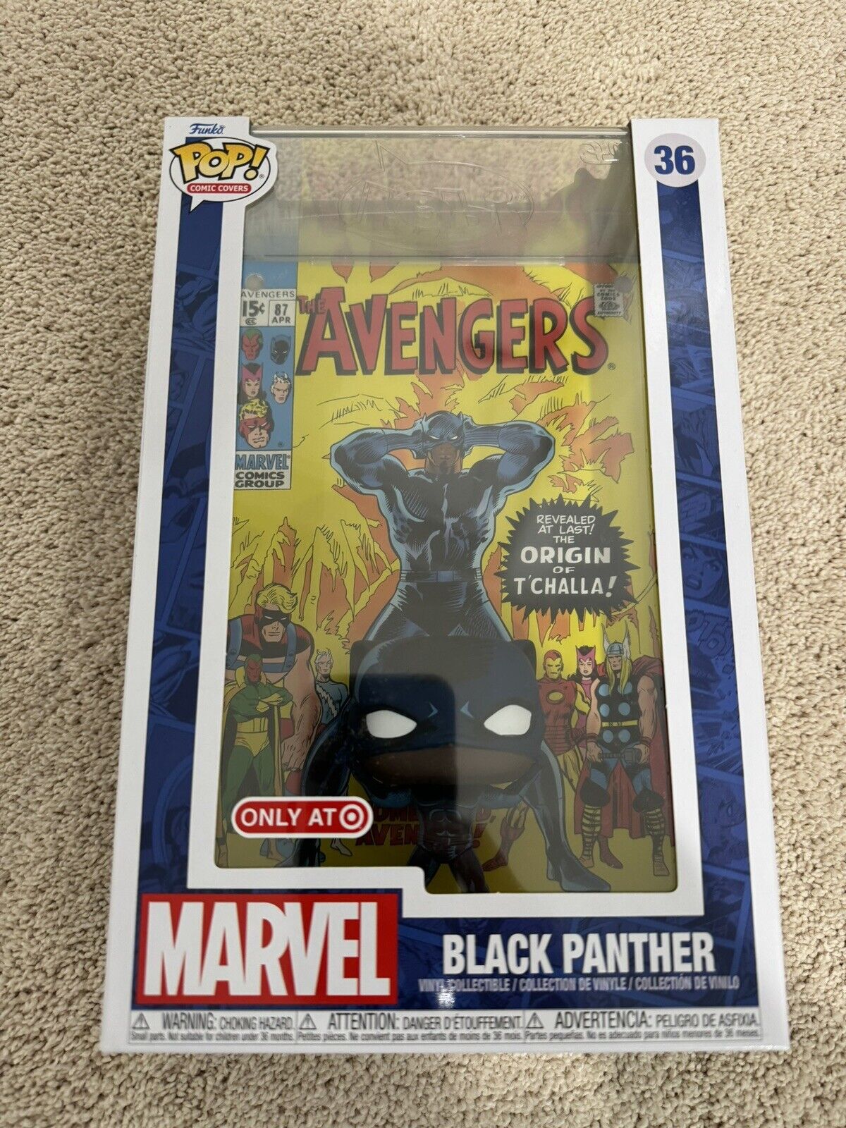 Funko POP Comic Cover: Marvel - Black Panther #36 / Avengers Special Edition