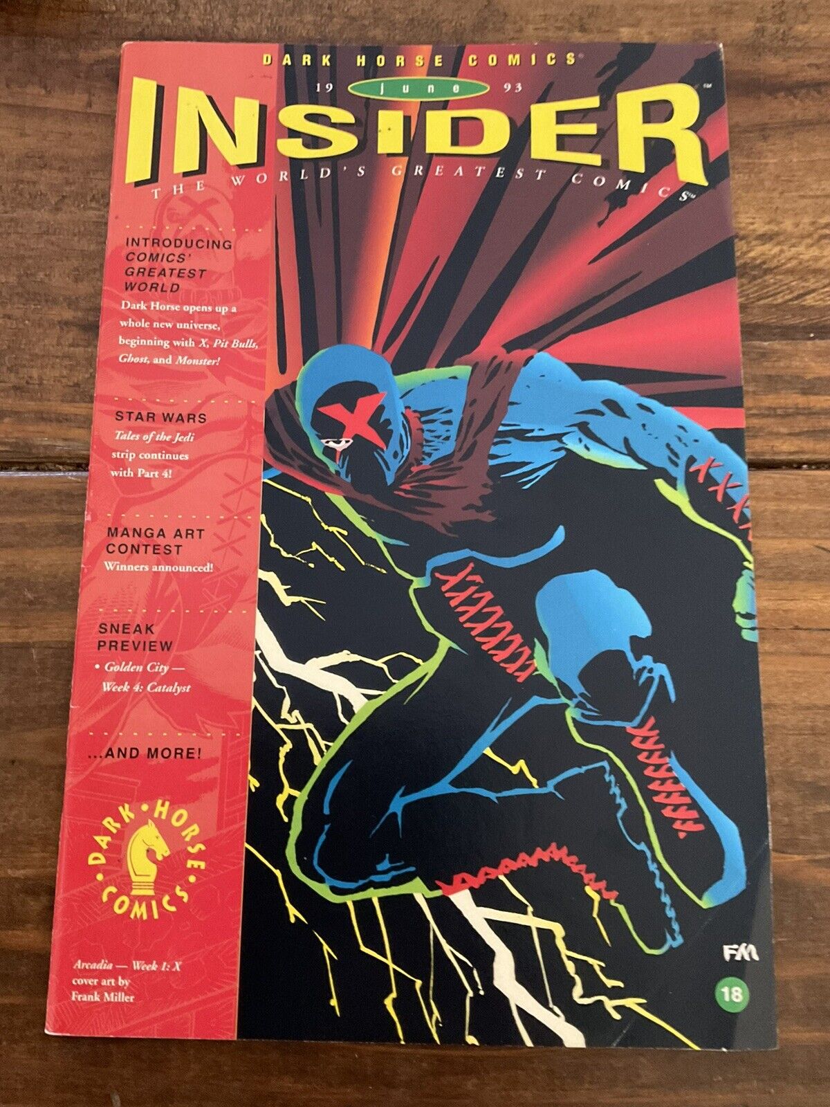 Dark Horse Comics Insider #18 1993 June F/VF