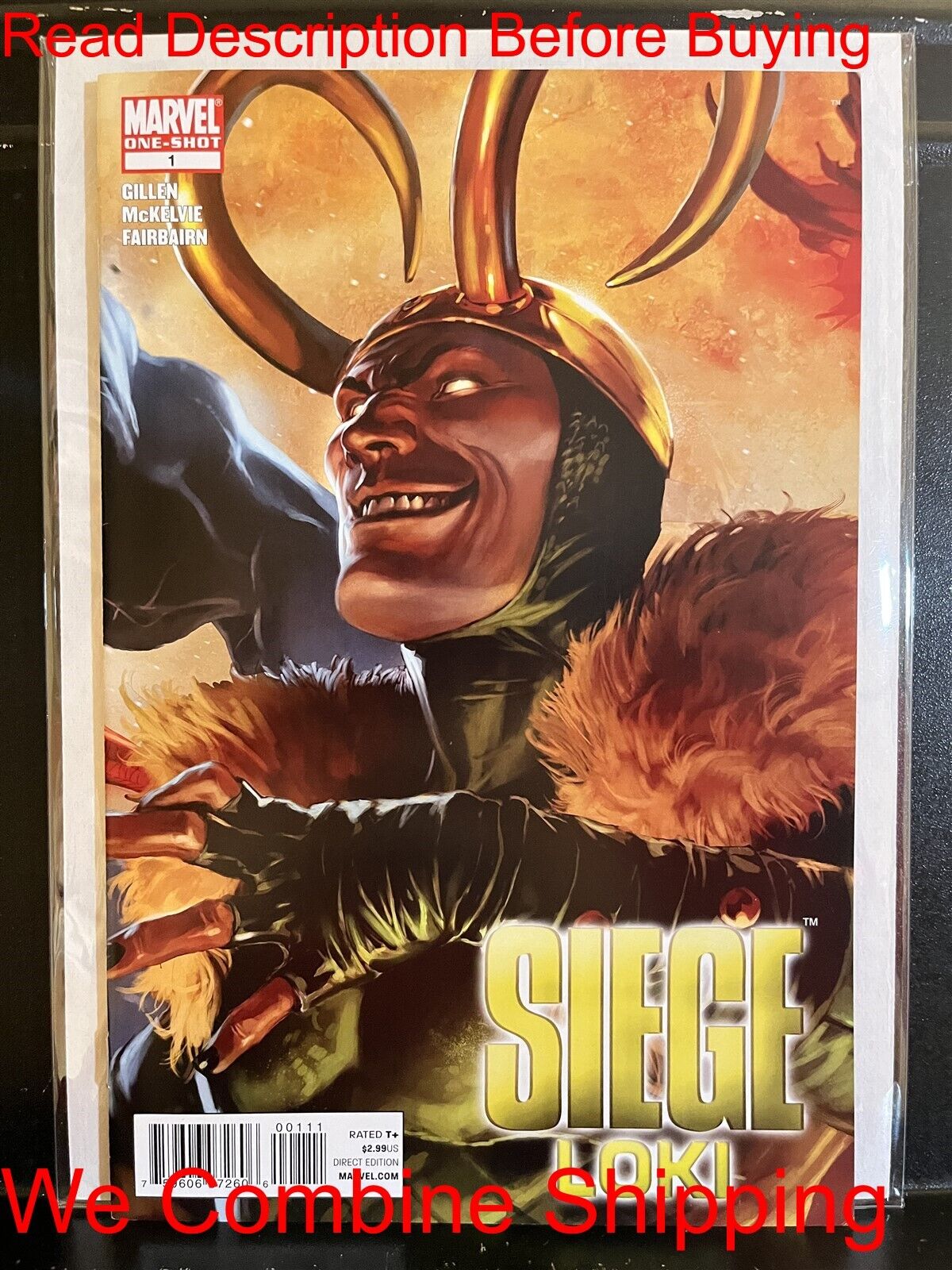 BARGAIN BOOKS ($5 MIN PURCHASE) Siege Loki #1 (2010 Marvel) We Combine Shipping
