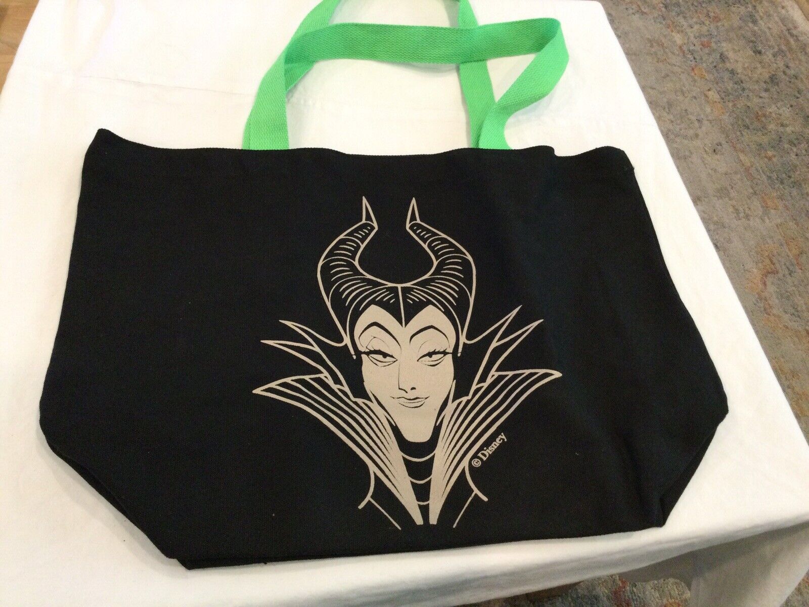 Disney Villains: Made for Mayhem Canvas Maleficent Tote By Besame Cosmetics 2022