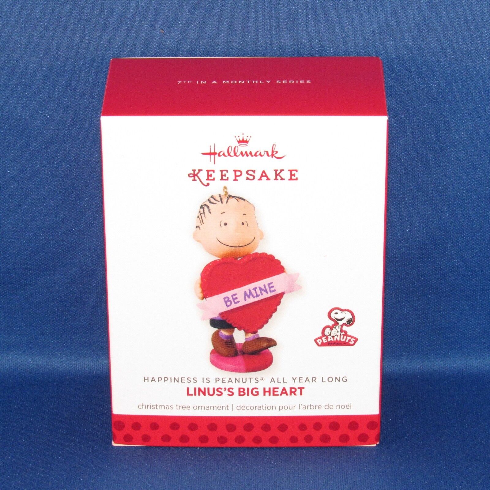 Hallmark - Linus\'s Big Heart Peanuts All Year Long #7 Keepsake Ornament - NEW