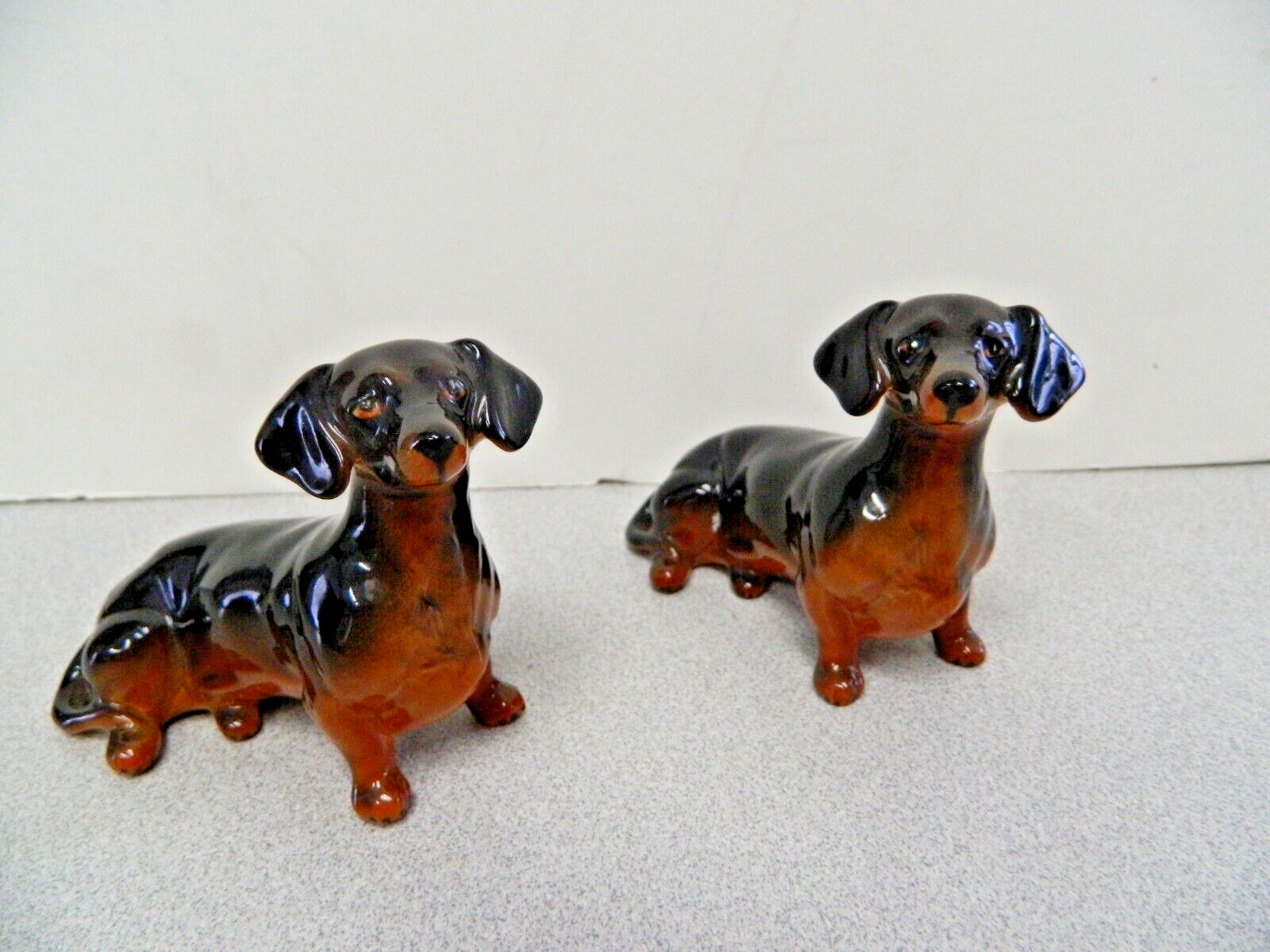 Pair Beswick of England Ceramic Dachshund Figurines