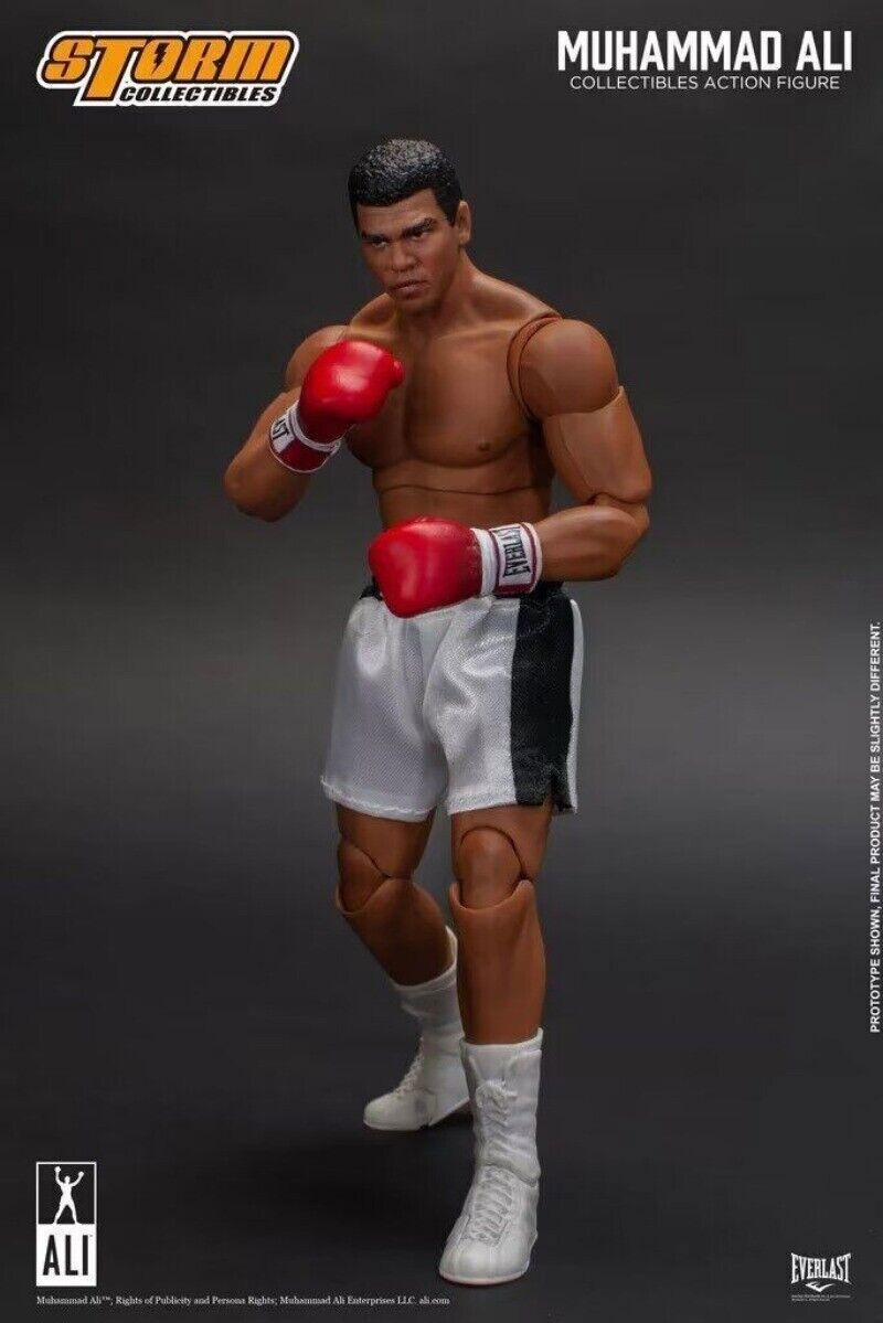 1/12 King Of Boxing Muhammad Ali Boxer Hypermobile Action Figure Model Toy Box