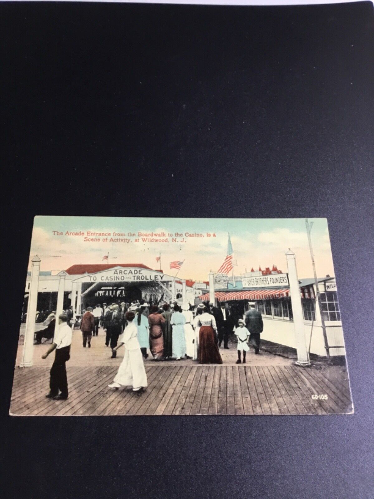 1916 Wildwood, NJ Postcard - Arcade Entrance 2069