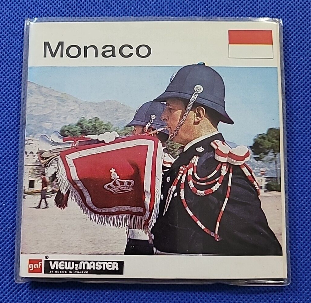 Rare Gaf Folder Style C0115 I Monaco view-master 3 Reels Packet
