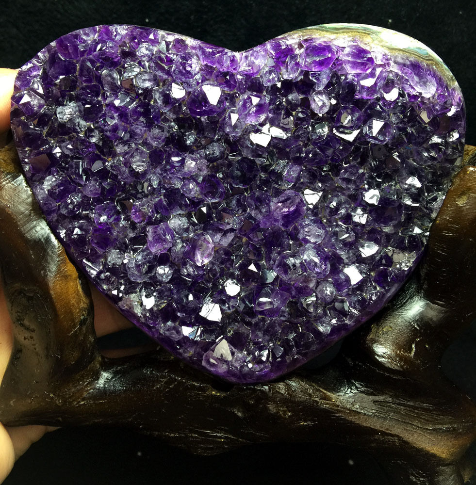 651g Noble gift！ Natural Amethyst & Geode Agate Crystal \
