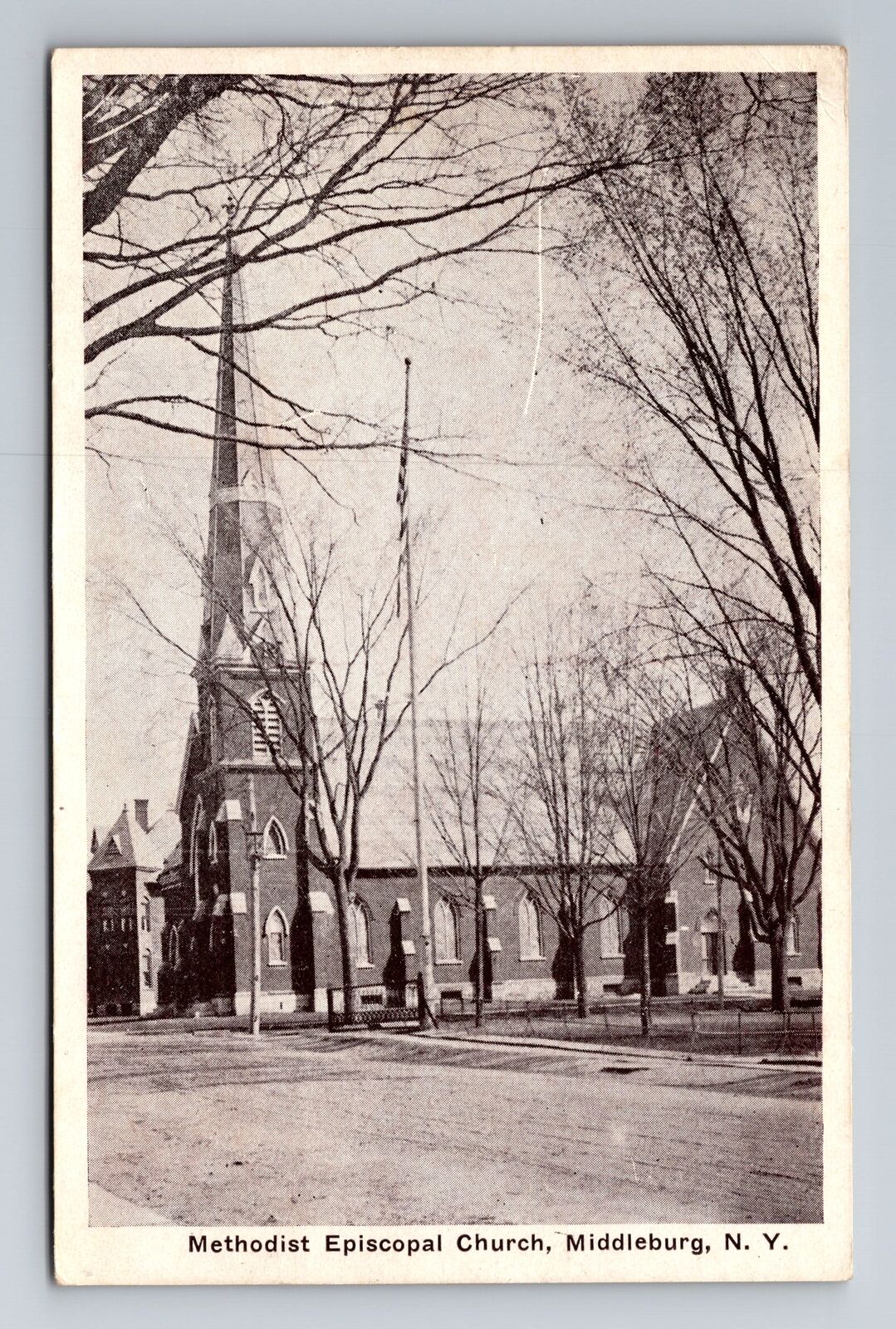 Middleburg NY-New York, Methodist Episcopal Church, c1926 Vintage Postcard
