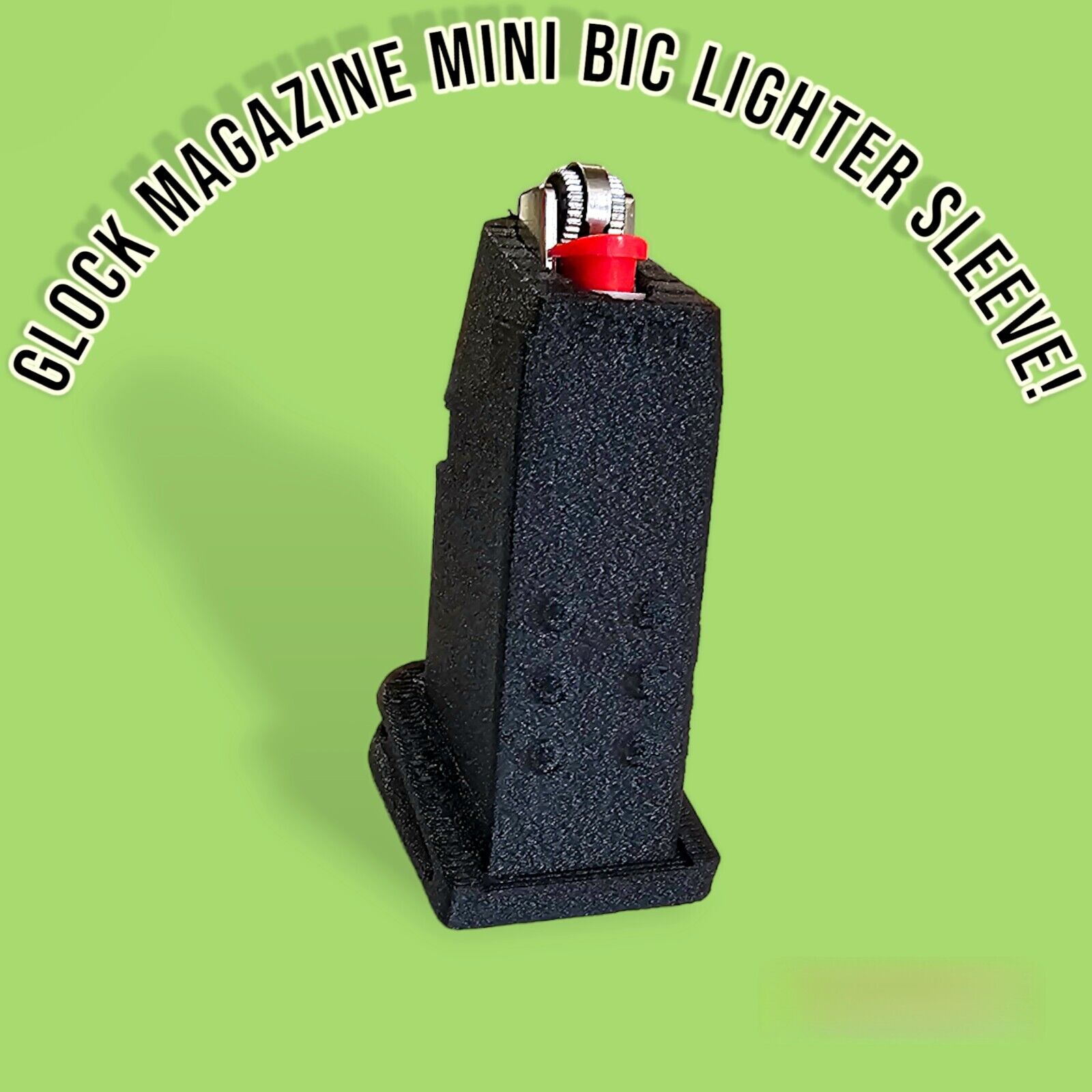 2-Pack Glock Magazine Lighter Sleeve For Mini Bic. (Lighter not included)