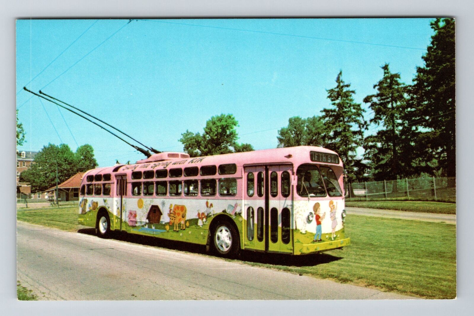 Columbus OH-Ohio, The Miami Valley Regional Transit, Vintage Postcard