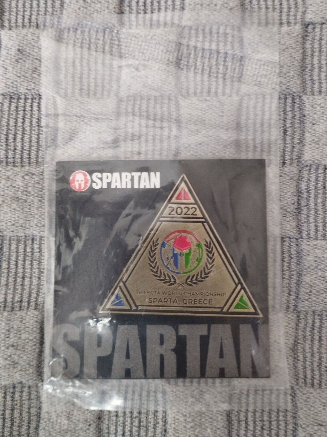 Spartan race coin, Sparta Greece 2022