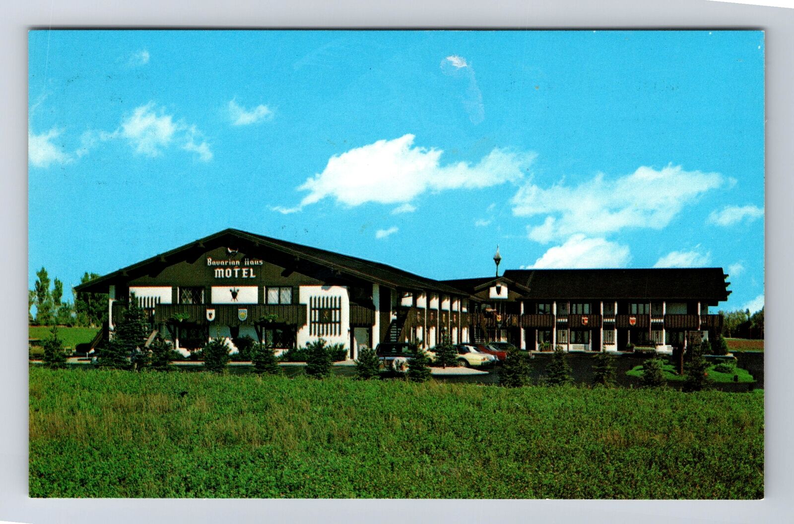 Frankenmuth MI-Michigan, Bavarian Haus Motel, Advertisement, Vintage Postcard