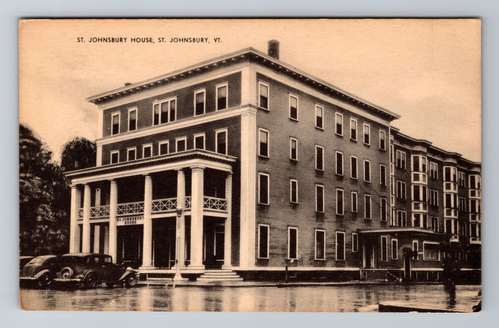 St Johnsbury VT-Vermont, St Johnsbury House, Antique, Vintage Souvenir Postcard