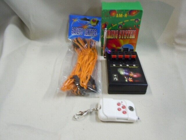 4 cue programmable WIRELESS FIREWORK RECEIVER remote firing US stock