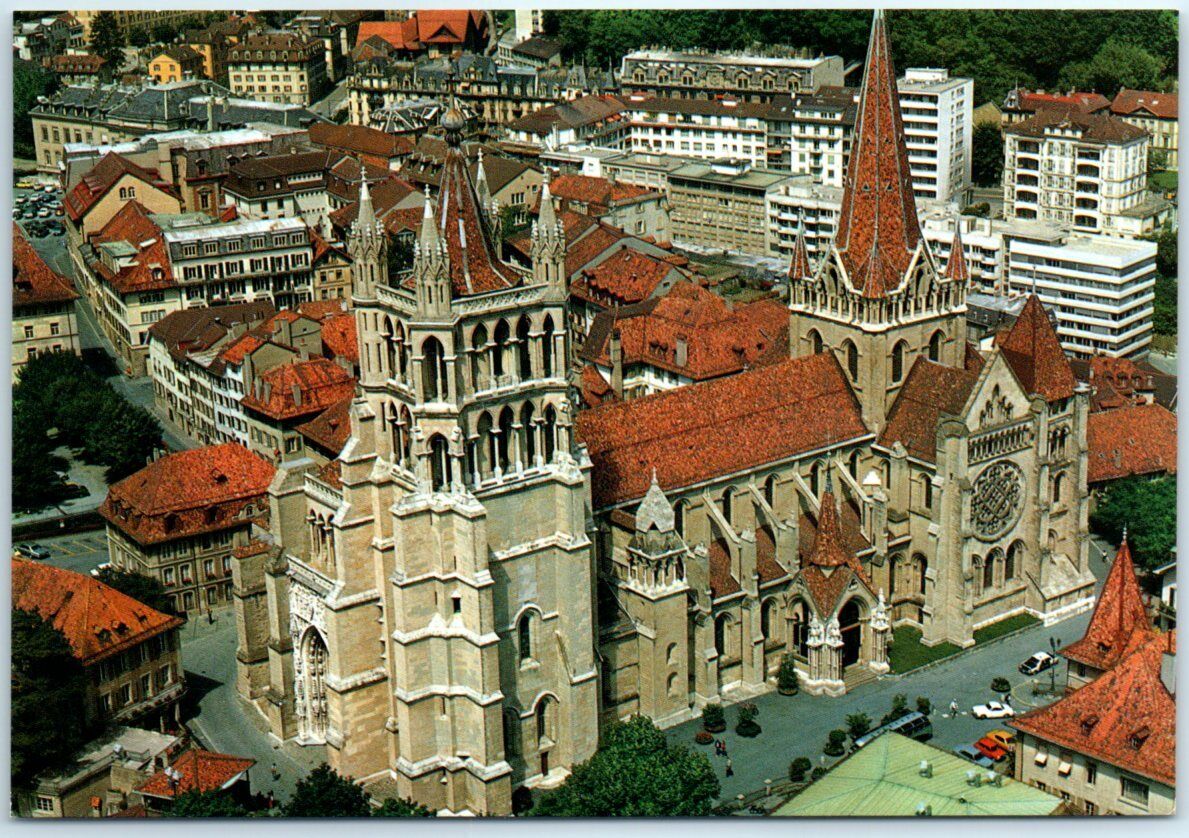 Postcard - The Cathedral - Lausanne, Switzerland
