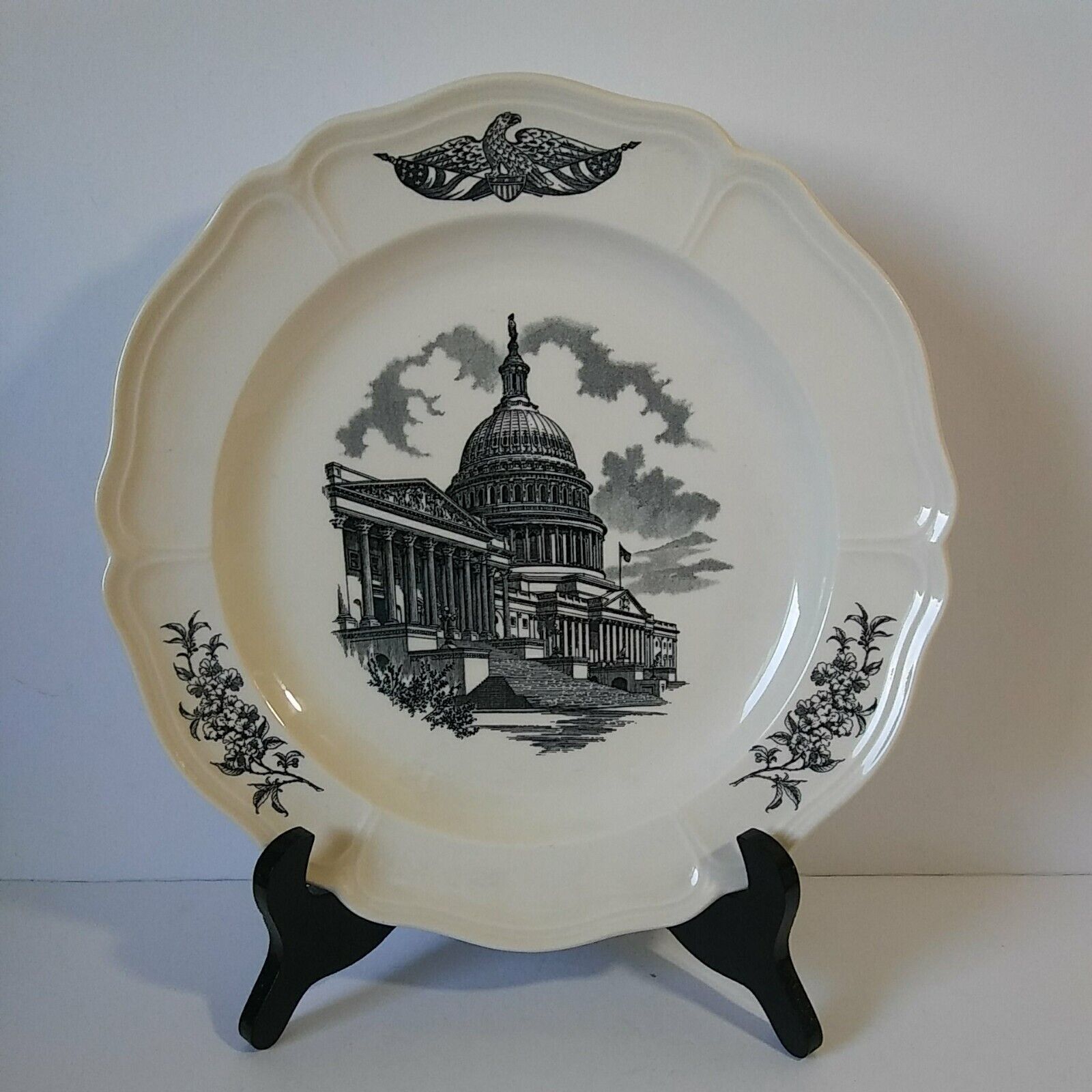 Schwartz & Son The Federal City View Number 2 of 4 Plates The Capitol Wedgwood