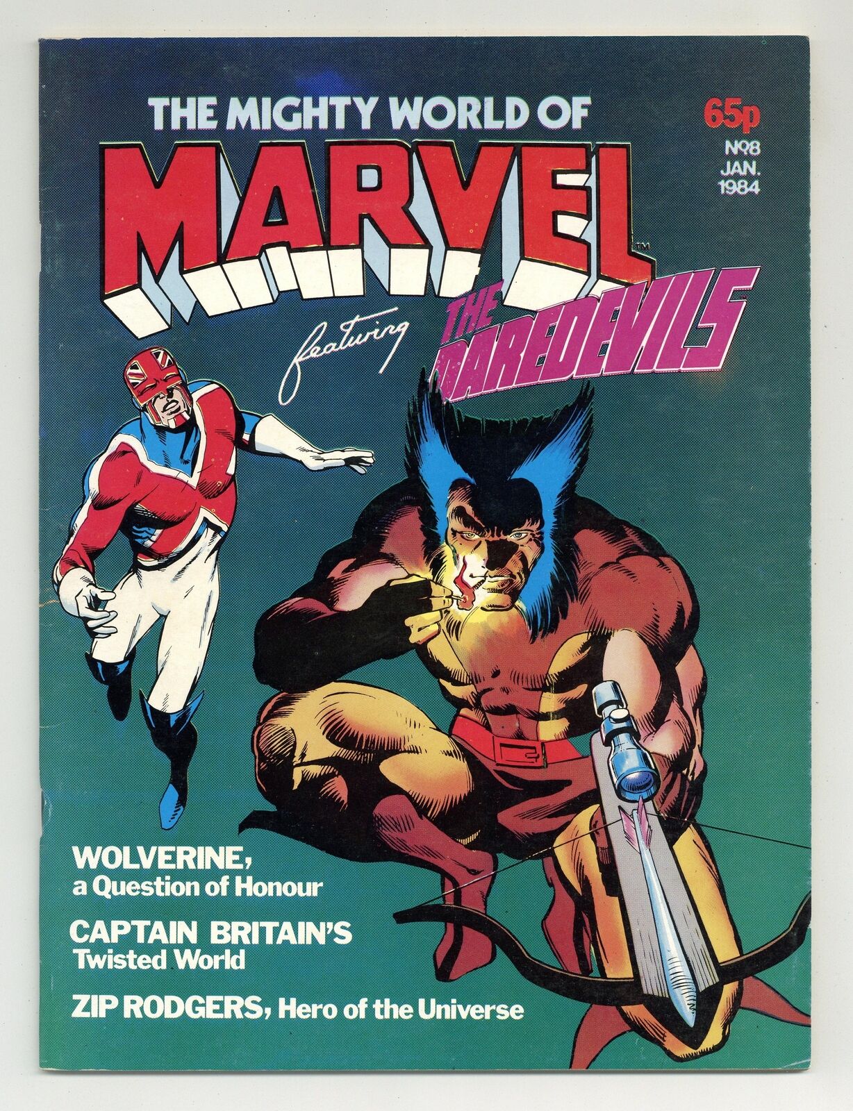 Mighty World of Marvel #8 VG/FN 5.0 1984