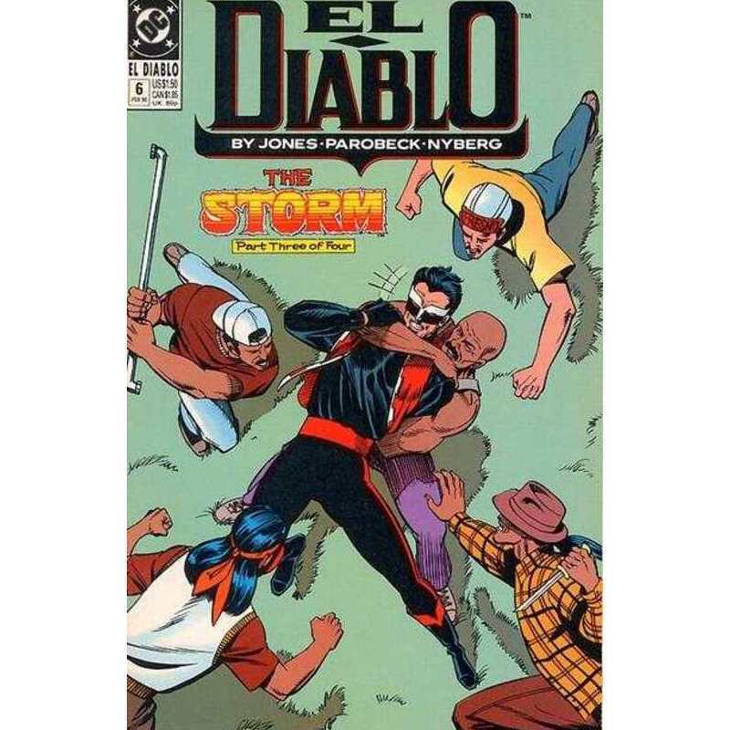 El Diablo #6  - 1989 series DC comics VF+ Full description below [r: