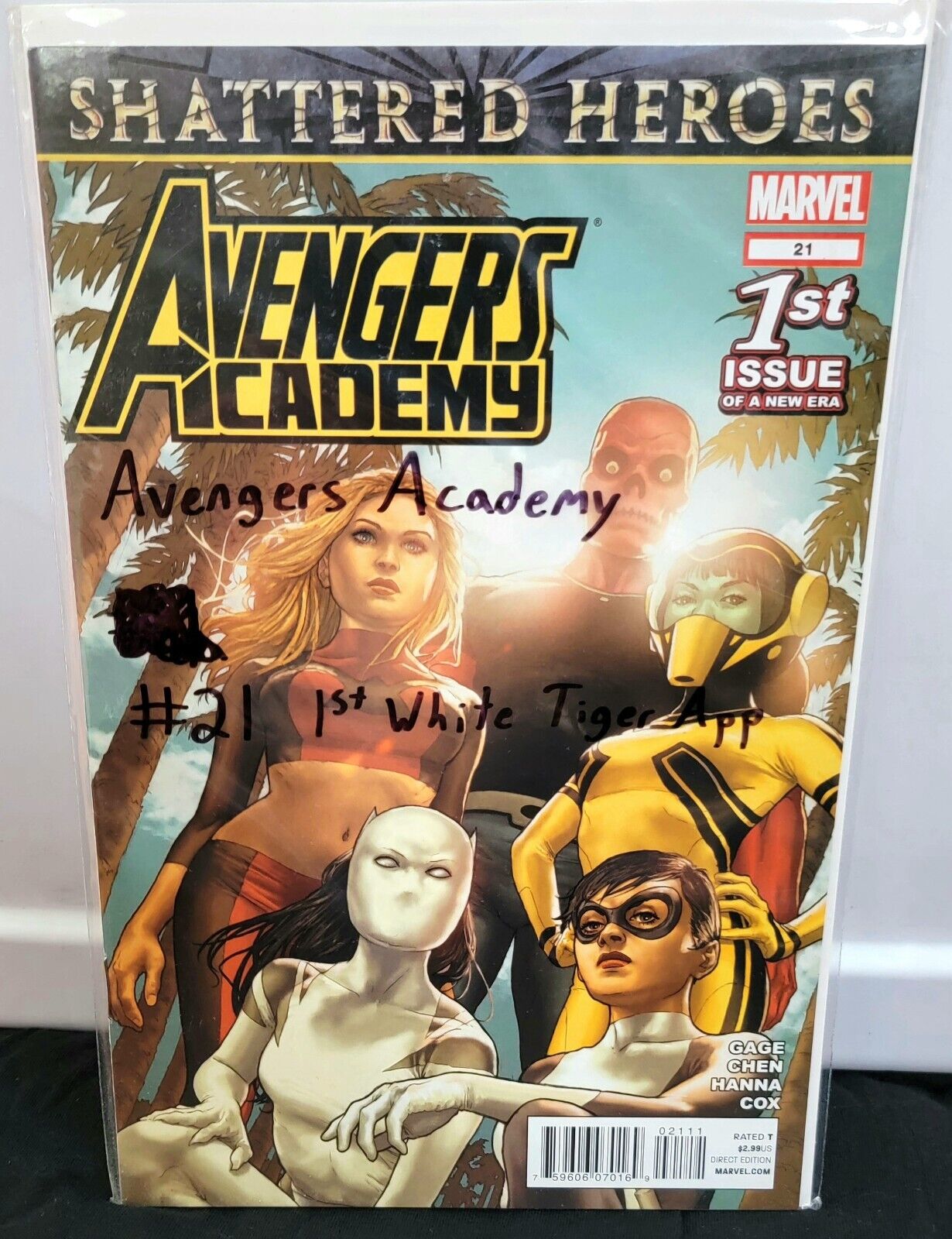 Marvel Comics Avengers Academy #21 1st Cover & App White Tiger Ava Ayala 2012