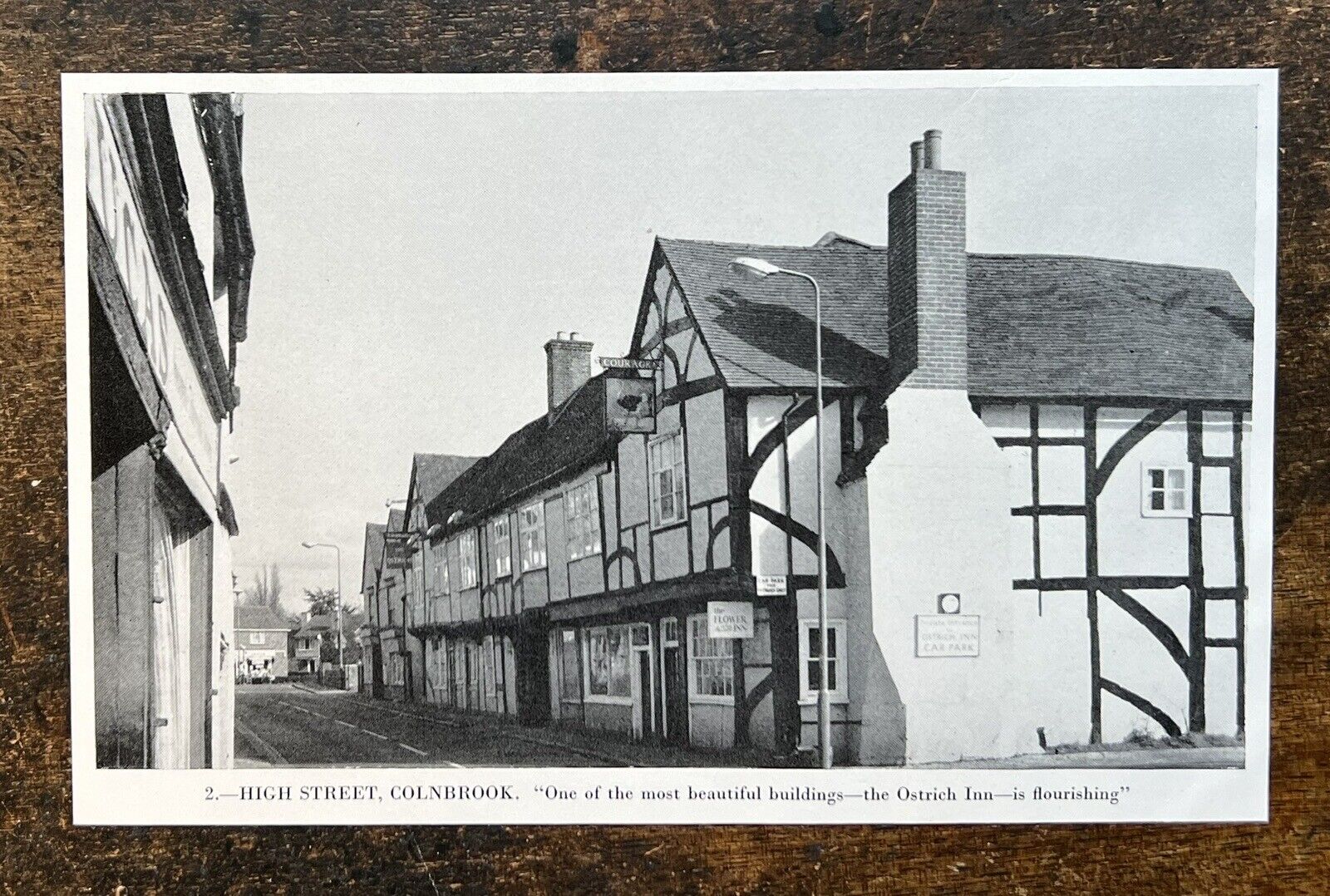 High Street - Colnbrook, Berkshire -  1972 Press Cutting r399
