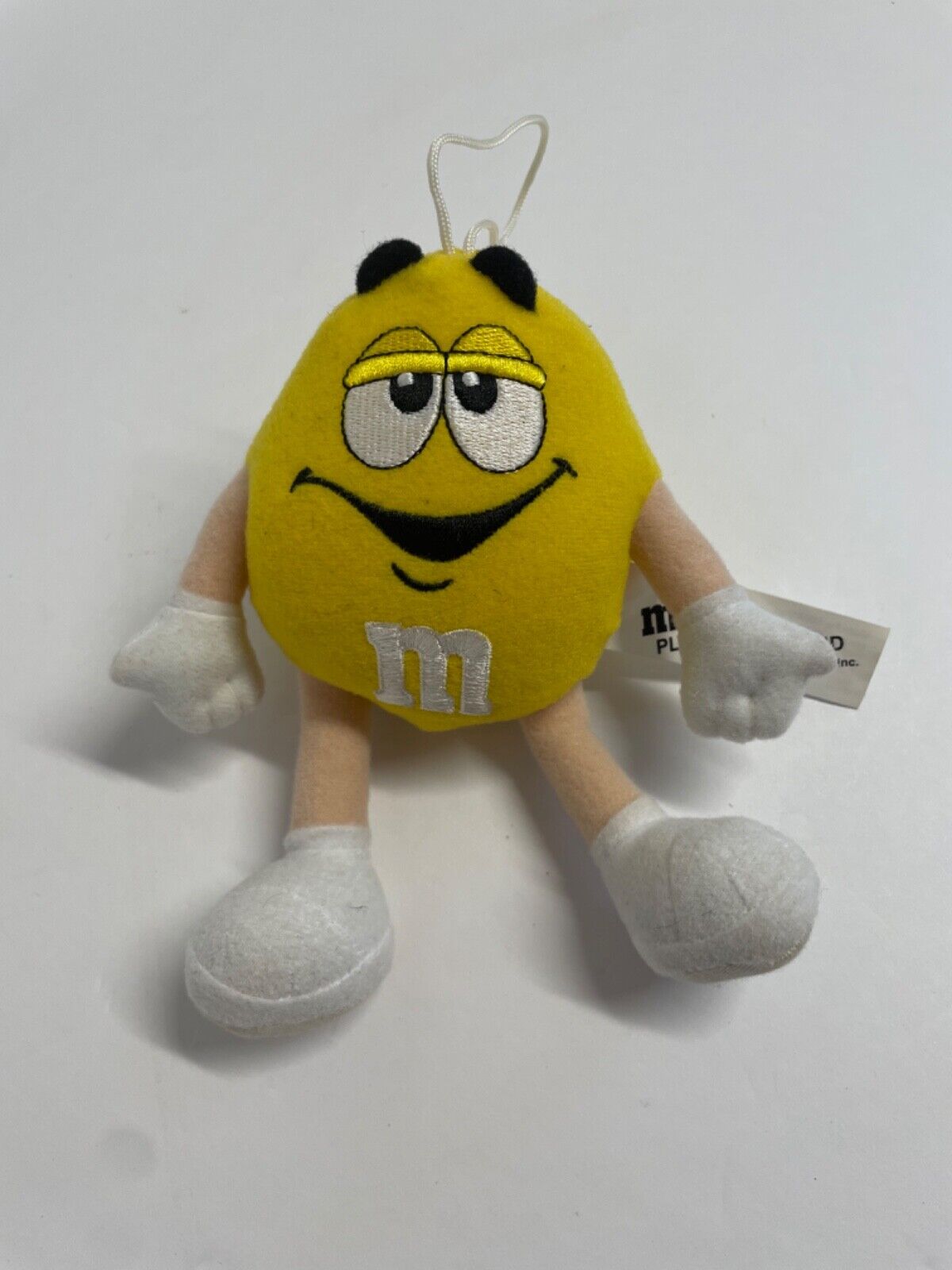 2000 Yellow M&M Plush Toy Fun Friend 6” Tall Hangable