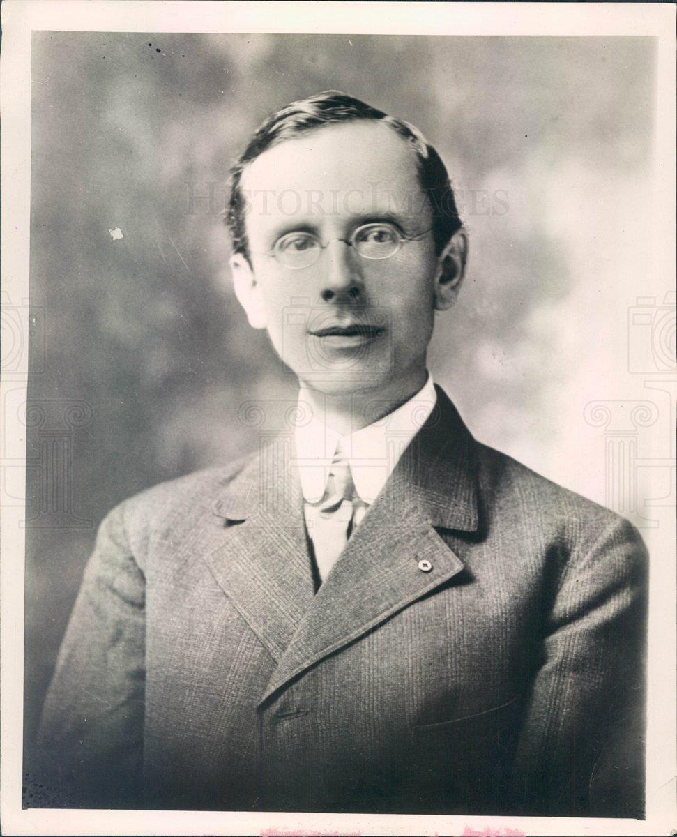 1919 Press Photo DC Rev Dr John Van Schaick Board of Education Pres - ner51507