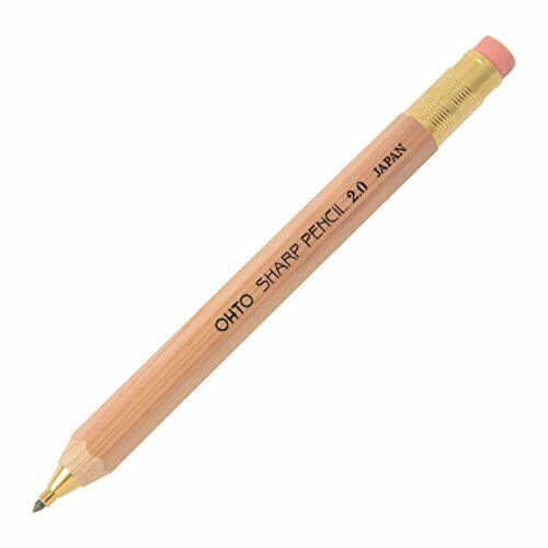 OHTO Mechanical pencil wooden with eraser 2.0 Natural APS-680E-NT