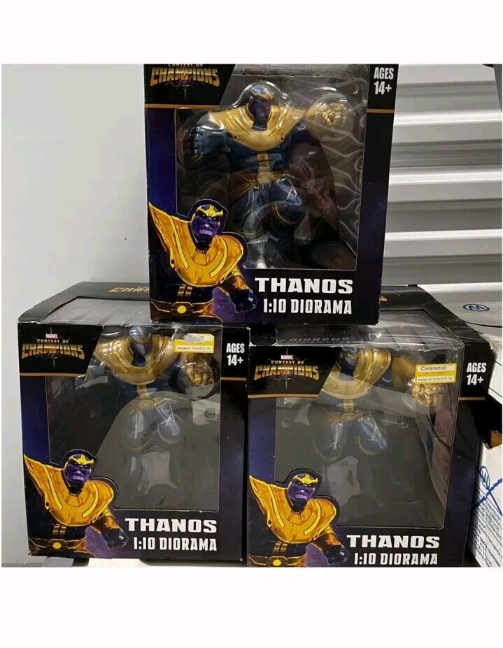 💥$35-OFF💥MARVELS CONTEST OF CHAMPIONS COLLECTIBLE THANOS/LOKI NEW/BOX/UNOPENED