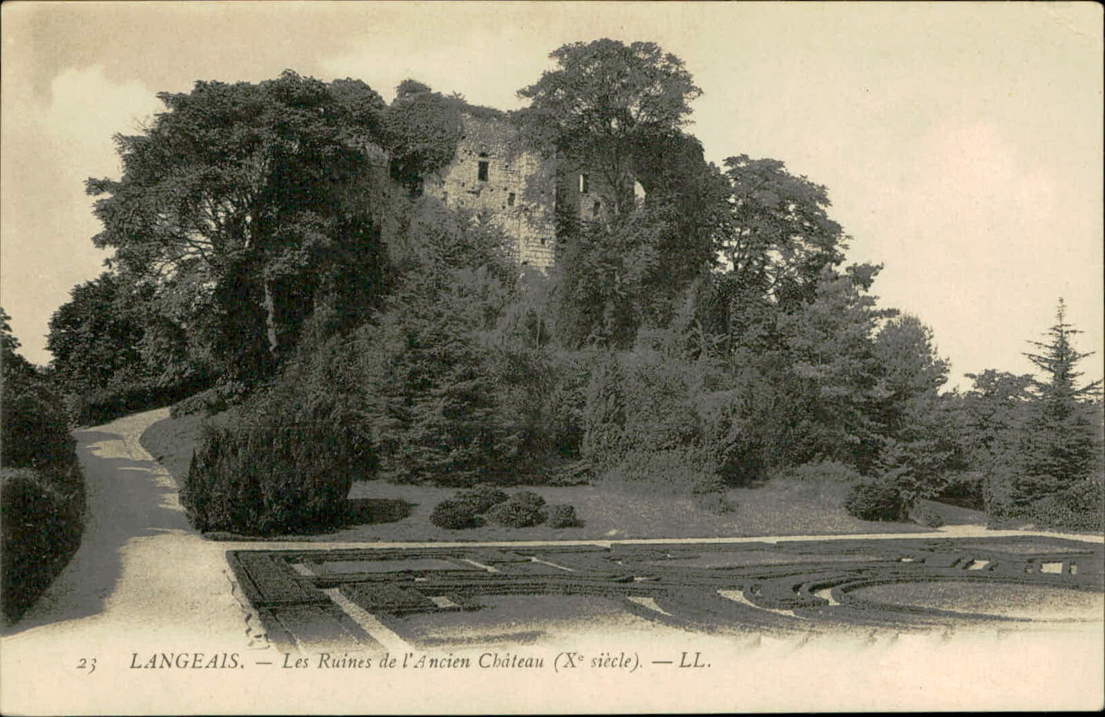 Postcard: The Ruins of the Old Castle