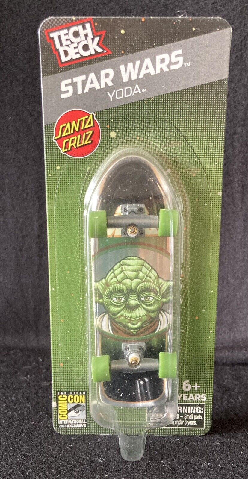 2014 San Diego Comic Con Star Wars Tech Deck- Yoda SDCC Exclusive- Santa Cruz