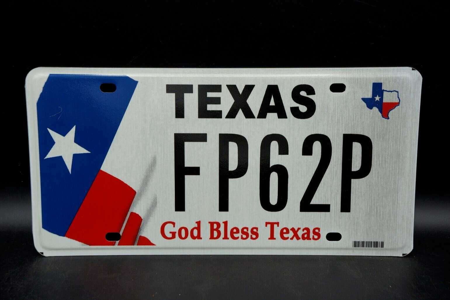 2011 TEXAS Flag License Plate - GOD BLESS TEXAS