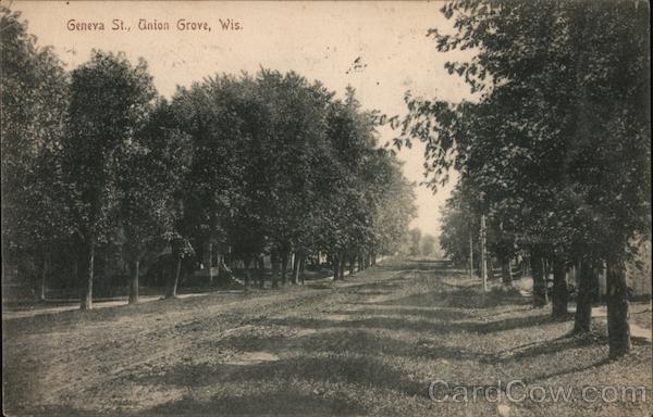 1908 Union Grove,WI Geneva Street Racine County Wisconsin Callender & Kemper