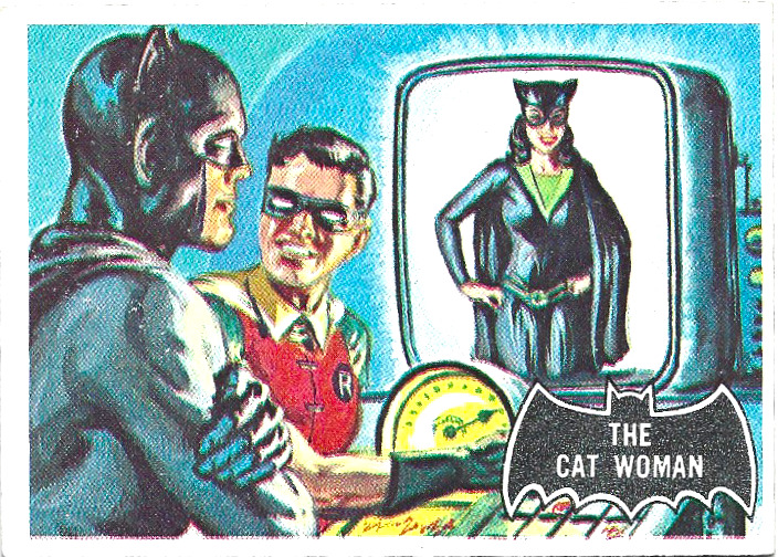 1966 Topps Batman Black Bat #26 Queen of Crime VG/EX