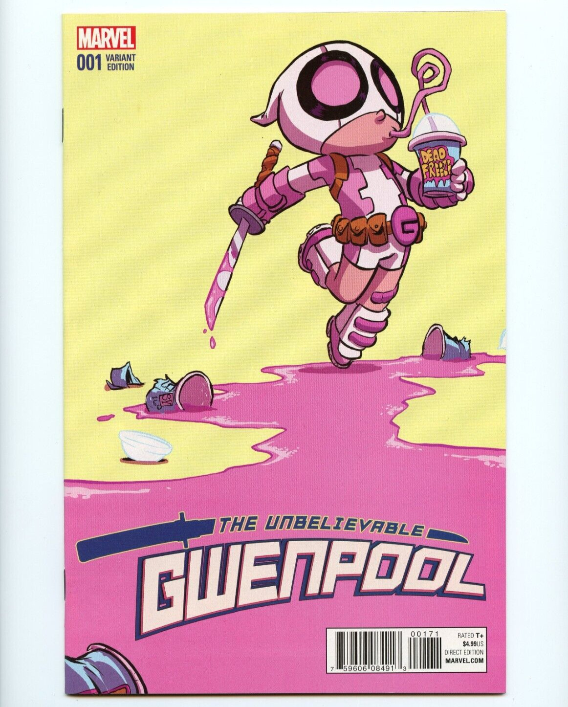 Marvel Comics UNBELIEVABLE GWENPOOL #1 SKOTTIE YOUNG Variant Cover