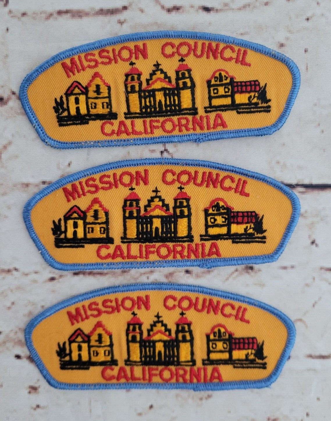 BSA Boy Scout, Mission Council, California, Shoulder Patch,(single patch)