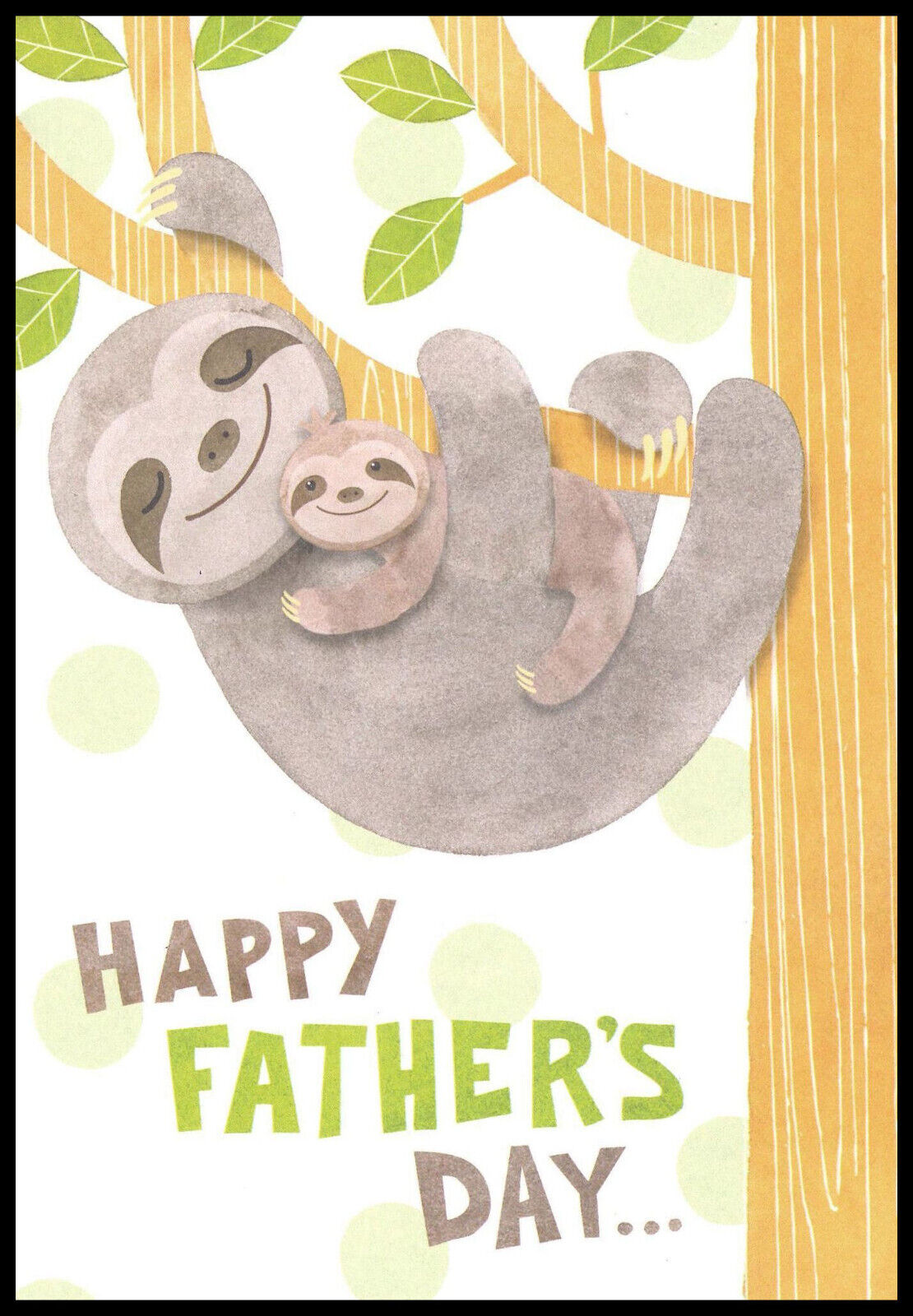 Greeting Card - Sloth - Father\'s Day - 0093