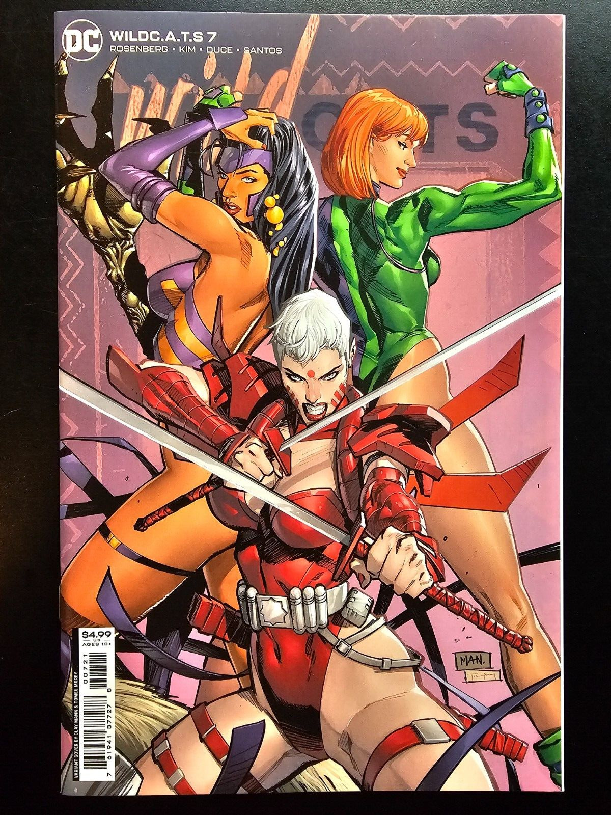 WildCATS #7 Clay Mann Variant Cover B (2023) NM DC Comics Gen13 Zealot Voodoo