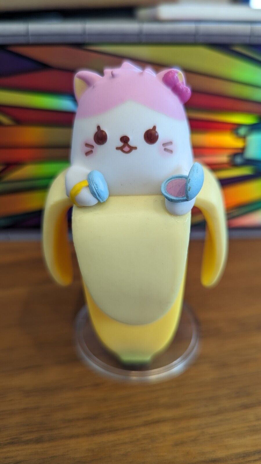 Funko Vinyl Figure Bananya Bananayko Pink Cute Toy Kawaii Cat Banana makeup
