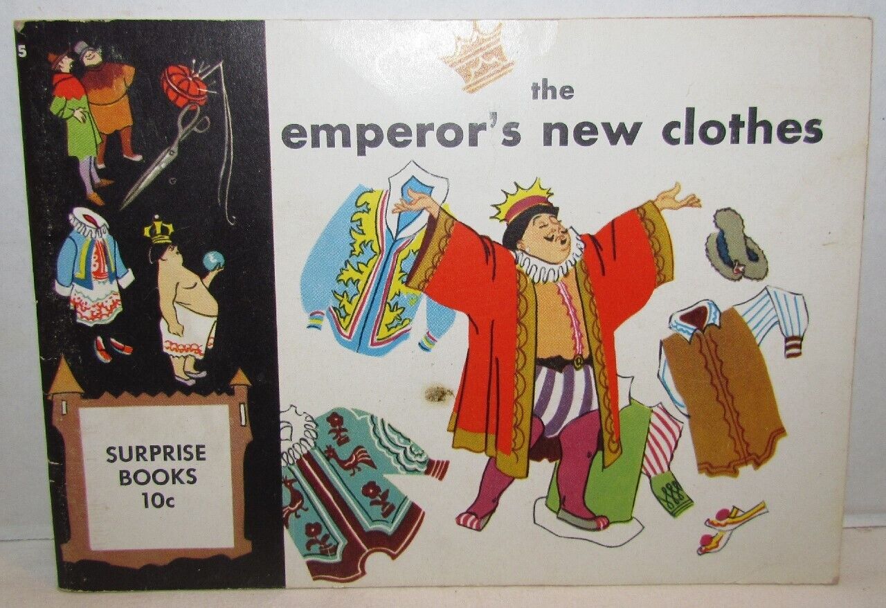 1950 Dell Surprise Book Emperor\'s New Clothes, Art by Dan Noonan