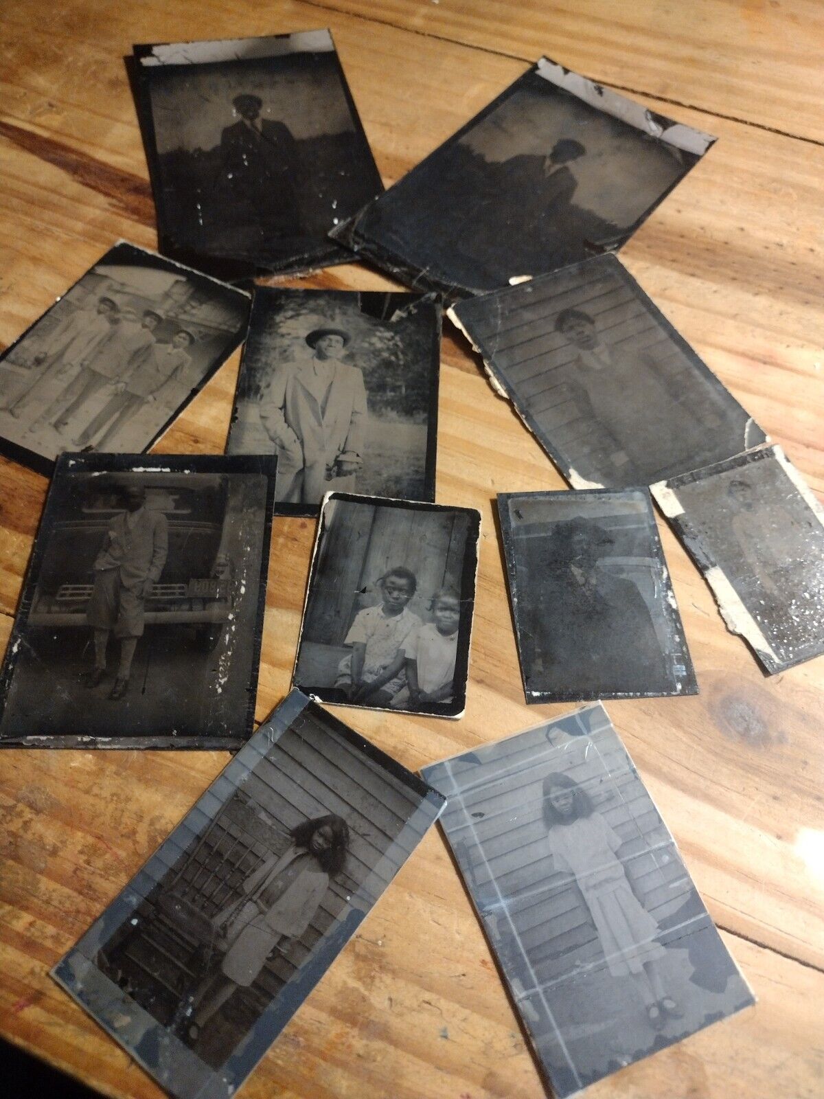 African American Photo Lot 11* Paper Tintype 